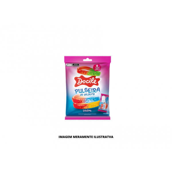 BALA - DOCILE - 60g GELATINA PULSEIRAS